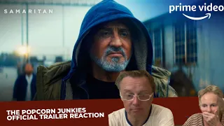 SAMARITAN (Official Trailer- Sylvester Stallone) The POPCORN JUNKIES Reaction