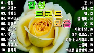 감성 트로트 모음 | KPOP (TROT) PLAYLIST/여인의 눈물/꽃길/꽃길...