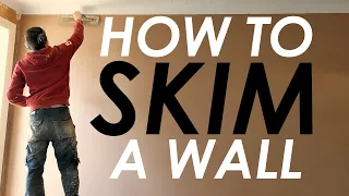 How To Plaster A Wall | Skim Coat Plastering [Plastering Tutorial]