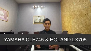 So Sánh ROLAND LX705 Và YAMAHA CLP745