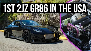 Toyota GR86 gets a 2JZ with four miles on the odometer!