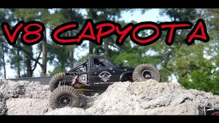 V8 CAPRA on backyard Geardown Crawlerz course