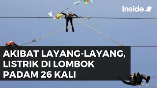 AKIBAT LAYANG-LAYANG, LISTRIK DI LOMBOK PADAM 26 KALI