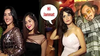 Jannat Zubair & Avneet Kaur At Faisu New Song Success Party