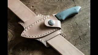 Leather Crafting - Bushcraft Knife Sheath