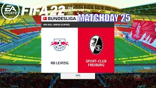 FIFA 22 - RB Leipzig vs Freiburg Bundesliga 2021/22 Matchday 25 | Next-Gen Gameplay