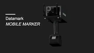 Datamark MOBILE cordless fully portable  battery powered dot peen marking machine