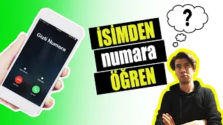 NUMARADAN İSİM BULMA | İSİMDEN NUMARA SORGULAMA | NUMARA SORGULAMA | bilinmeyen numara nasıl bulunur