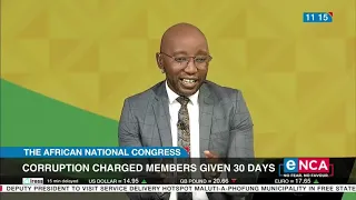 ANC NEC gives corruption charged members 30 days