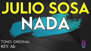 Julio Sosa - Nada - Karaoke Instrumental