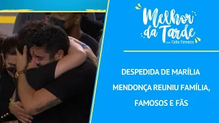 Despedida de Marília Mendonça reuniu família, famosos e fãs | MELHOR DA TARDE