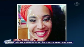 Banhista é atingida por raio em Itanhaém