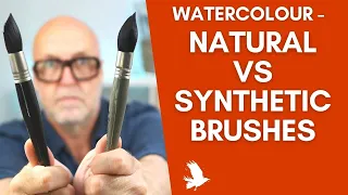 WATERCOLOUR BRUSHES : Synthetic vs Natural Hair