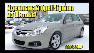 Детальный осмотр авто из Литвы. Opel Signum - почему не купили?