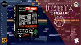 DEMENTIA | Acid Techno - Hard Techno TEMPLATE | FL Studio Project | 👽 RAVE MUSIC👽