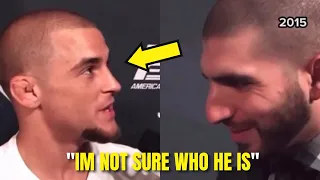 Dustin Poirier Didn't Know Who Islam Makhachev Was OLD FOOTAGE