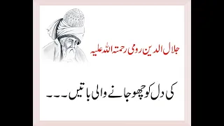 Moulana Rumi K Aqwal | Moulana Rumi Top Urdu Quotes | Al Marjan Voice