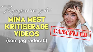 Mina mest kritiserade videos som jag raderat