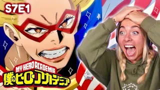 MHA IS BACK BABYYYY | My Hero Academia Season 7 Episode 1 Reaction