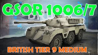 GSOR 1006/7 | British wheeled tier 9 medium | WoT with BRUCE