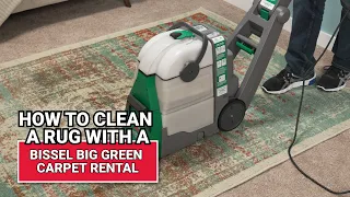 How To Clean A Rug With A Bissell Big Green Carpet Rental - Ace Hardware