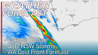 Severe Weather & Strong Storms Forecast for Queensland and Western Australia, Major Typhoon Forecast