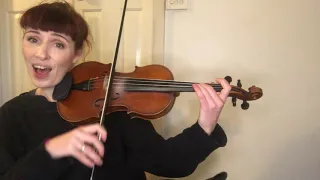 Suzuki Violin Book 3 no.7 Bach Bourree part 1/2 - major section slow practice broken down lesson