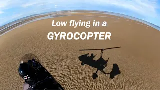 Low flying in a GYROCOPTER