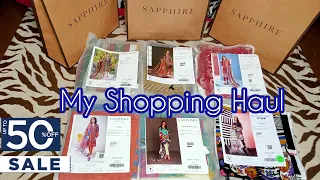 Sapphire Shopping Haul Video Flat 35% & Flat 25% Off //What I bought From Sapphire Sale