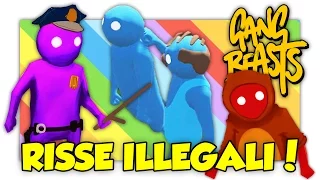 SCAZZOTTATE PROIBITE NEL GHETTO! - Gang Beasts ITA Online Funny Moments