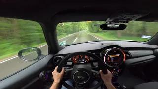 MINI Cooper 136 HP | POV Rain | German Autobahn | Over 200 km/h | 0-100 km/h wet