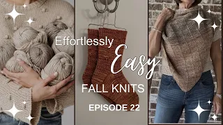 Quick & Easy Knits for Fall & Winter #sweaterweather #fashionover50