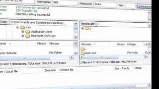 download si upload de fisiere mari pe server cu filezilla