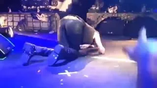 Marilyn Manson Collapses Vomiting on Stage in Saskatoon SK, Canada