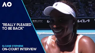 Sloane Stephens On-Court Interview | Australian Open 2024 First Round