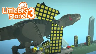 LittleBiGPlanet 3: T-Rex Destroys a City [PS5 Gameplay]