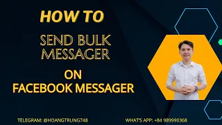 How To Send Bulk Messages On Facebook Messenger New 2024
