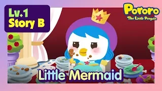 [Lv.1] The Little Mermaid | Meet the Mermaid Princess Petty | Bed time story for kids | Fairy Tales