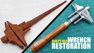 Antique Rusty Wrench Restoration