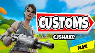 NEW SEASON FORTNITE CUSTOMS LIVE! EU SERVERS