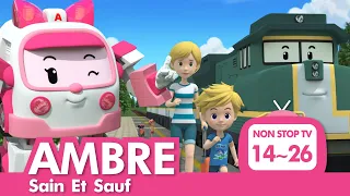 [🚑Sain et Sauf avec Ambre] Épisodes Complets | 14~26 Épisodes | 1 Heures | Robocar POLI télé