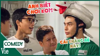 Cười bệnh Dương Lâm rủ Cris Phan đội đầu rắn làm chị em Thanh Xà, Bạch Xà giao đấu kiến thức địa lý