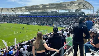 LAFC FANS CHANTS  We Can’t Hear you, Black and Gold 2023