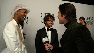 Kid Cudi's Custom Wedding Look by Eli Russell Linetz | CFDA Awards Carpet with Blake Gray