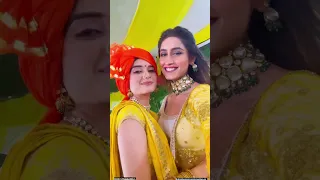 Bhavika Sharma Aka Savi And Nandini Tiwari Aka Dhruva's Offscreen Masti💛VM Galaxy💛#Shorts