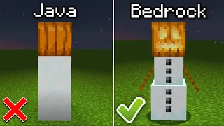 100 Diferencias Java Vs Bedrock!