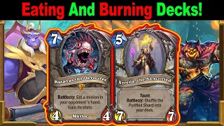 Eating & Burning Decks With Control Tickatus Warlock | Throne of the Tides Mini-Set | Hearthstone