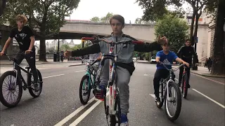 TAKING OVER LONDON WITH NO FRONT WHEEL!! (INSANE)