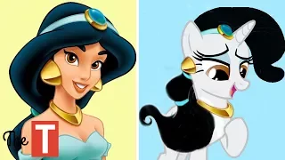 10 Disney Princesses Reimagined As MY LITTLE PONY