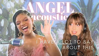 Halle - Angel (acoustic performance) Reaction & Vocal Analysis